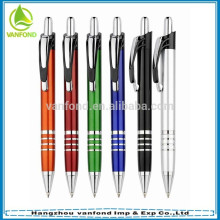 2015 fashion design plastic promotional ball pens with 4 rings